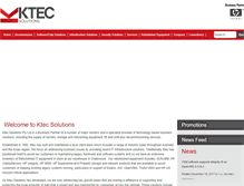 Tablet Screenshot of ktec.com.au