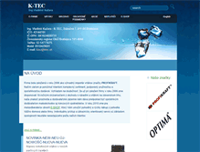 Tablet Screenshot of ktec.sk